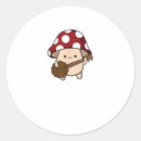 Search for playing banjo stickers Mushroom