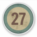 Search for twenty seven stickers Number