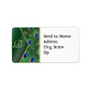 Search for peacock wedding return address labels Chic