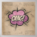 Search for comic book speech bubbles posters Onomatopoeia