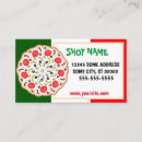 Search for pizzeria business cards Bakery