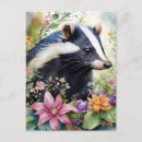 Search for skunks postcards Floral