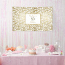 Search for floral birthday banners Fiftieth