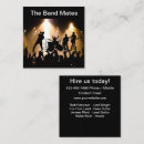 Search for rock band business cards Music