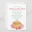 Search for picnic in the park invitations Watercolor