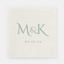 Search for monogrammed beverage napkins For her