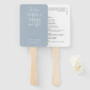 Search for dusty blue wedding programs Boho