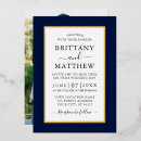 Search for fall spring summer winter wedding invitations Gold foil