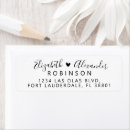 Search for wedding hearts return address labels Elegant