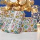 Search for kitsch christmas wrapping paper Vintage