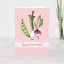 Search for funny food birthday cards Veggies