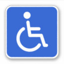 Search for handicapped symbol stickers Disability