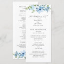 Search for 4x9 wedding programs Order of service