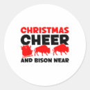 Search for bison stickers Christmas tree
