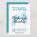 Search for flip flop wedding invitations Beach
