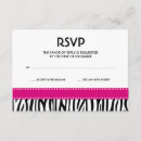 Search for pink zebra response invitations Modern