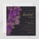 Search for purple orchid invitations Gold