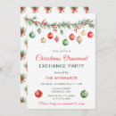 Search for ornament invitations Red and green