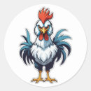 Search for red rooster stickers Bird
