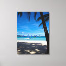 Search for tropical beach canvas prints Boracay
