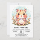 Search for hamster hamster hamster invitations Watercolor
