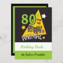 Search for 80 year old birthday invitations 80th