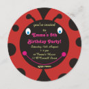 Search for ladybirds square invitations Girl