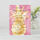 Search for stripe bridal shower invitations Gold