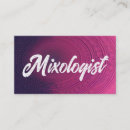 Search for mixologist business cards Colourful