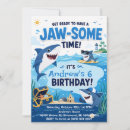 Search for jaws invitations Shark party