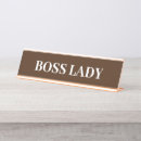 Search for lady boss name plates Humour