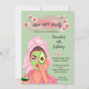 Search for teen spa party invitations Girl