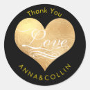 Search for gold foil love stickers Heart