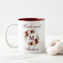 Search for burgundy and gold mugs For her