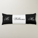 Search for mr and mrs cushions Black and white