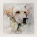 Search for labrador retriever puzzles Watercolor
