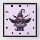 Search for witch clocks Black cat