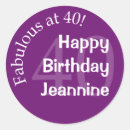 Search for forty is fabulous stickers Girly