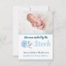 Search for stork pregnancy announcement cards Pink