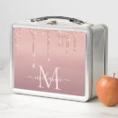 Search for glitter lunch boxes Rose gold