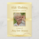 Search for surprise 65th birthday invitations Sixty five