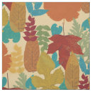 Search for autumn leaf fabric Red