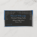 Search for blackboard business cards Teacher