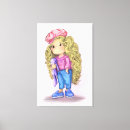 Search for blonde canvas prints Girl