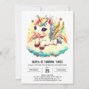 Search for printable unicorn invitations Magical