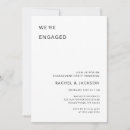Search for we are engaged invitations Typography