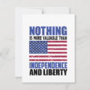 Search for america 4x5 invitations 1776