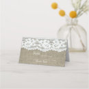 Search for burlap and lace place cards Elegant