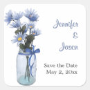 Search for save the date rustic stickers Mason jar