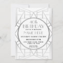 Search for silver art deco invitations Great gatsby